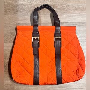 Talbots Large Travel quilted Tote Bag